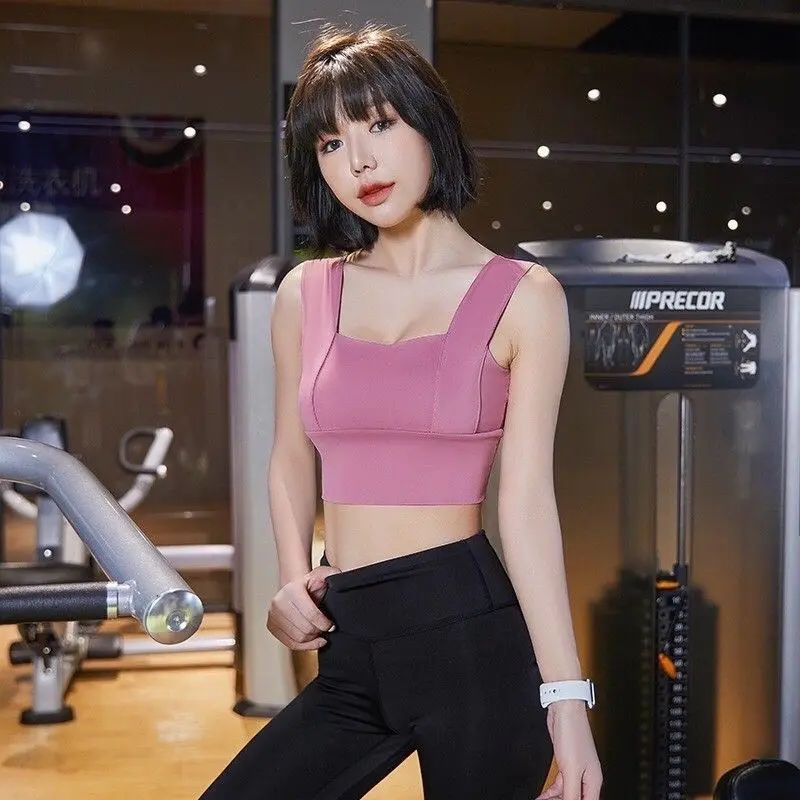 Sportbra Wanita Push Up Seamless-Untuk Gym Fitness Yoga [MTKWX]
