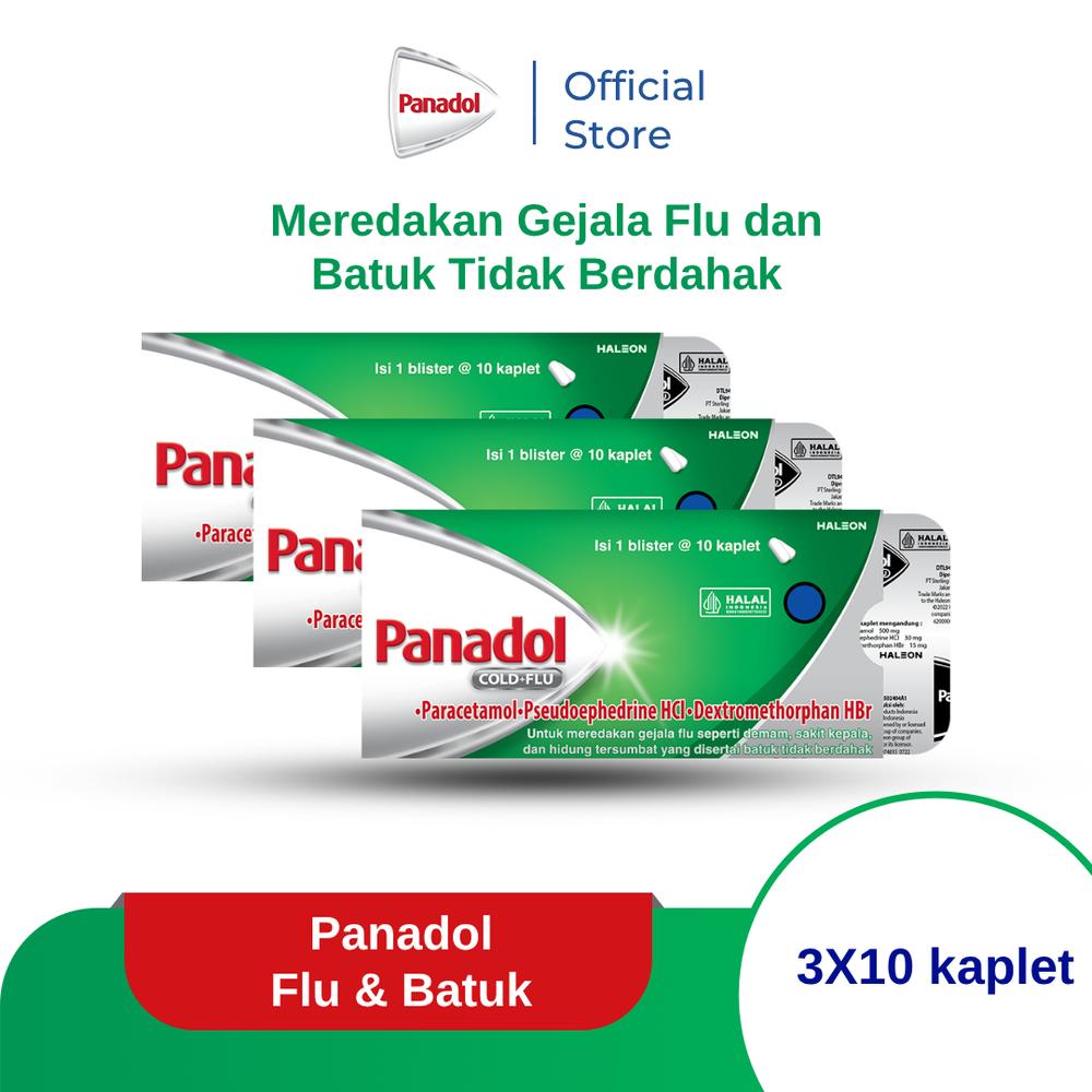 Panadol Cold & Flu Tablet 10s - TRIPLEPACK