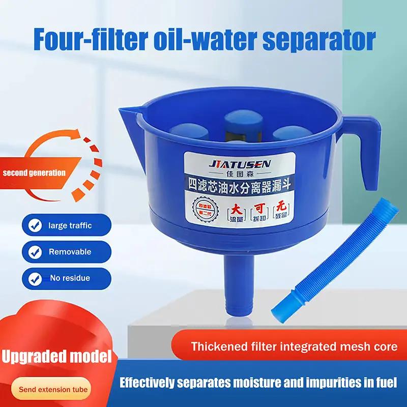 dầu dạng phễu và máy tách nước với bốn yếu tố lọc miệng động cơ diesel di động…