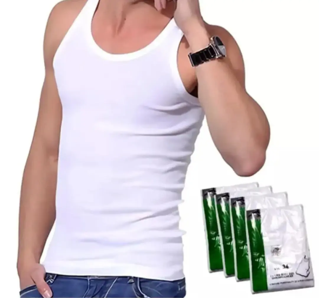 ISI 1 PCS & 3 PCS SINGLET SCORPION LAKI LAKI DEWASA/KAOS DALAM LAKI LAKI DEWASA BERKUALITAS DAN MURAH Pria Oblong Putih