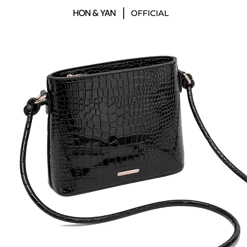 HONYAN Tas Selempang Wanita Kulit Sling Bag - Haidee 0