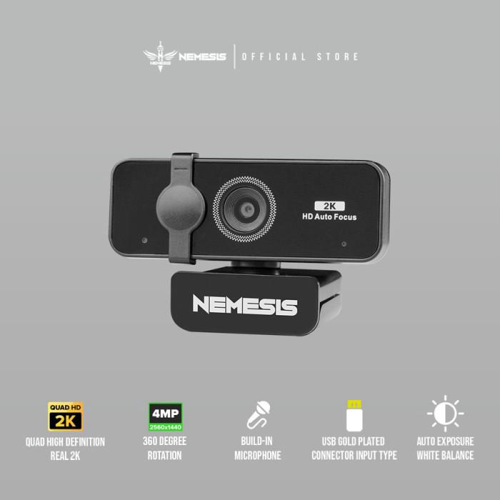 Gambar NYK Nemesis A95 Albatros QHD Webcam with 2k Resolution - Hitam dari GGSTORESBY Kota Surabaya 4 Tokopedia