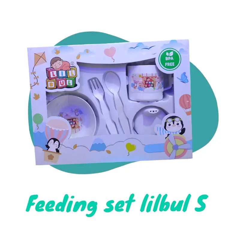 feeding set/ tempat makan bayi set ukuran kecil 1