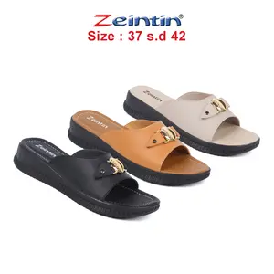 Zeintin - Sandal Wanita Kulit Sintetis Sendal Selop Wanita Zeintin Original HP Jepit