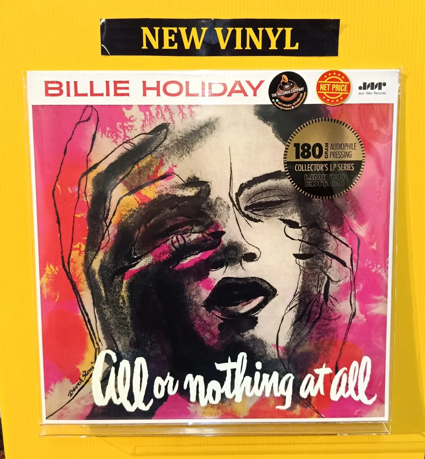 New Vinyl Billie Holiday all or nothing at all
