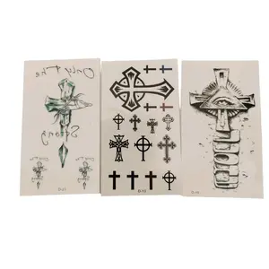 tato temporer salib dapat 7 lembar