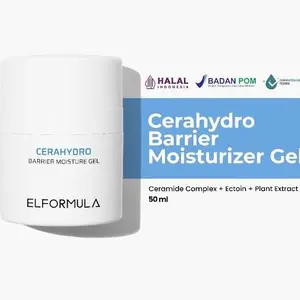 Elformula Cerahydro Barrier Moisturizer Gel 50ml - Kandungan Ceramide Complex Ectoin & Plant Extract - Halal & Badan POM