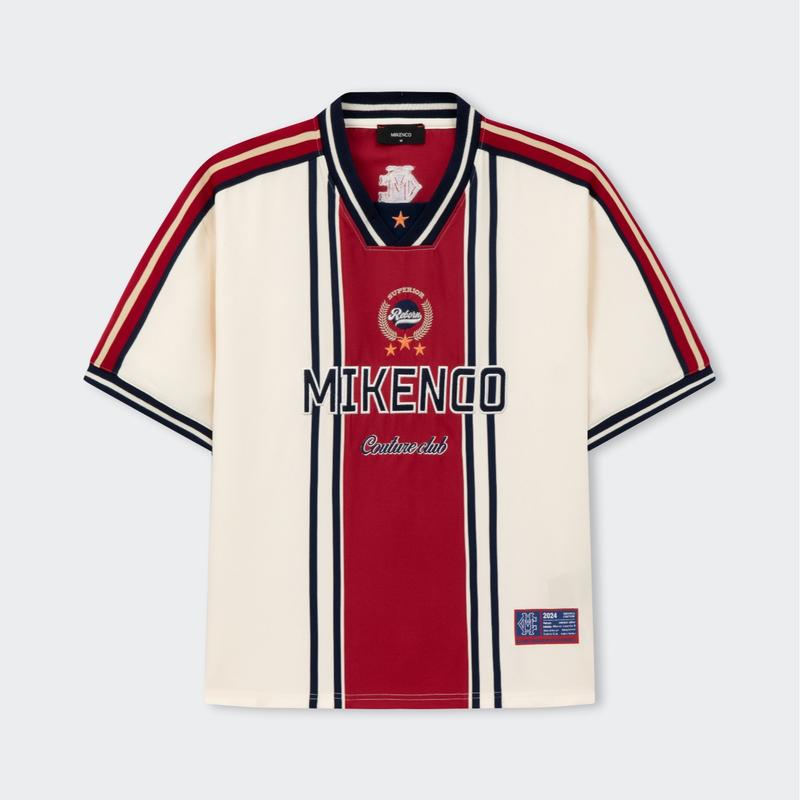  Áo phông unisex MIKENCO Faith Star Jersey Tshirt Beige 