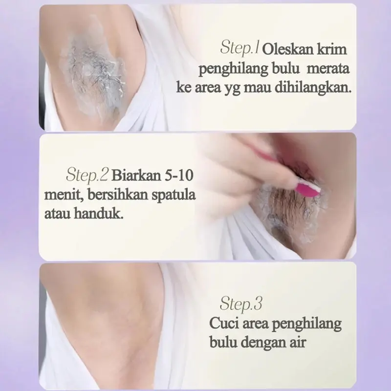 SJJ Perontok Bulu Permanen penghilang Hair Removal Cream Krim PenghilangPerontok Bulu Penghilang Bulu PermanenSampai Tangan Kaki Praktis Tidak TumbuhLagi HairRemoval Cream Krim Penghilang RambutEffective Penghilang Bulu Wax Ketiak Waxing Perawatan foam 5