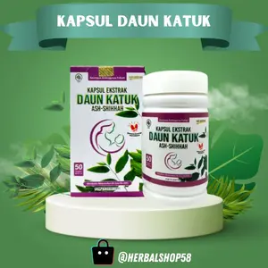 Kapsul Ekstrak Daun Katuk Ash-Shihhah Kapsul ASI Booster Original BPOM Pelancar ASI