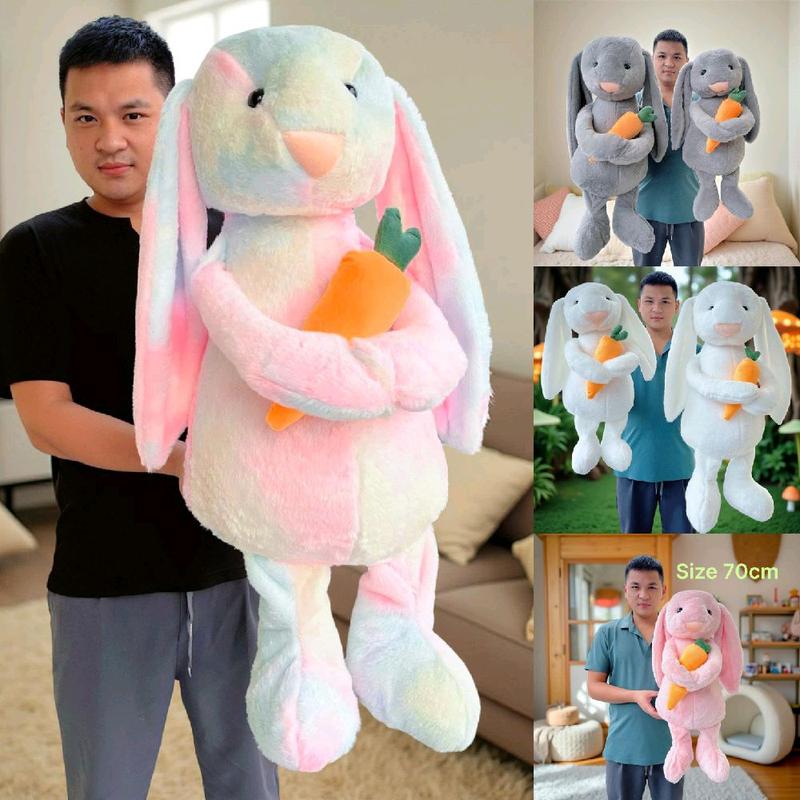  Thú Nhồi Bông JELLYCAT Ôm Cà Rốt THỎ JELLYCAT siêu dễ thương pam  thỏ gấu  bông thỏ  jellycat 90cm 