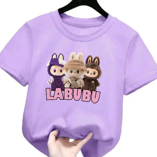 kaos atasan anak perempuan motif lucu yang lagi viral atasan anak cewek bahan katun Fashion 0