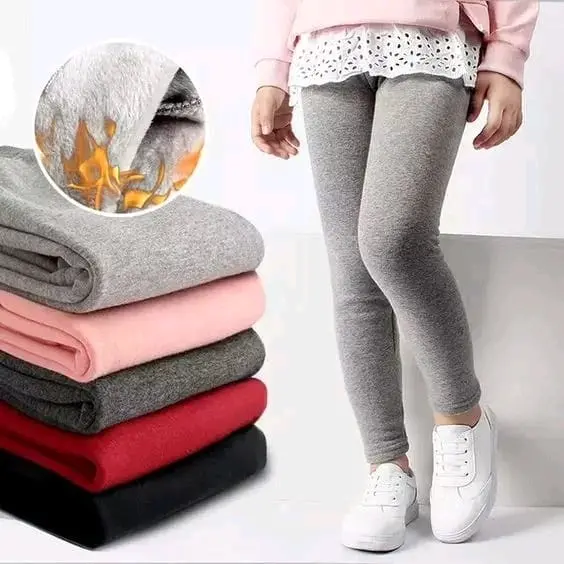 Celana Legging Anak perempuan polos bahan kaos rayon usia 2 - 12 tahun