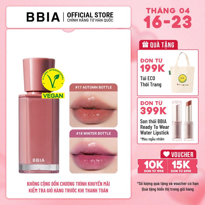 [BBIA] [MLBB] Son tint bóng mlbb thuần chay BBIA Glow Tint 3.2g Mỹ Phẩm Trang Điểm Nữ Women Cosmetic