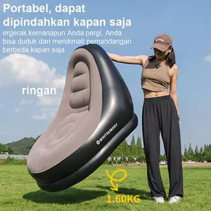 sofa angin dewasa Sofa Tiup untuk Apartemen Kecil - Hemat Ruang! Desain ringkas, mudah disimpan di lemari atau bawah ranjang. Cocok untuk apartemen atau kamar tidur kecil.