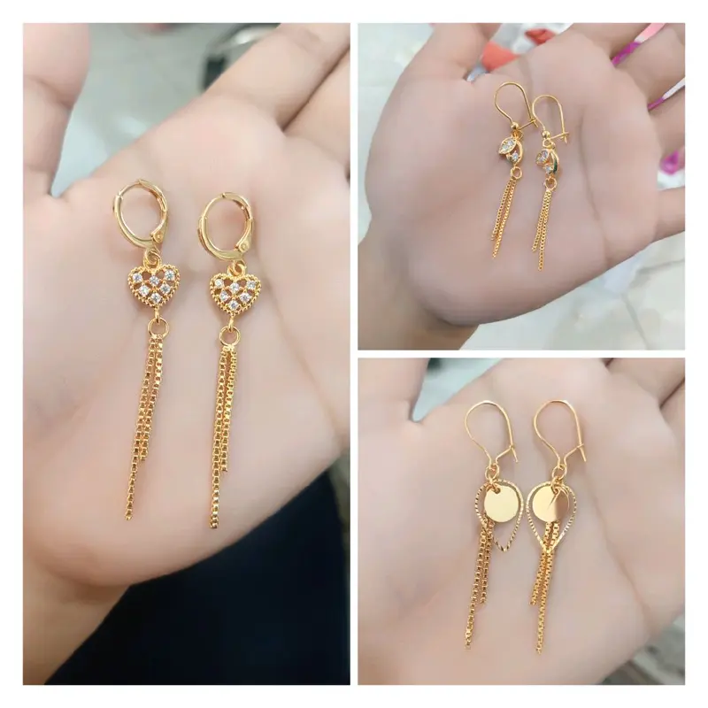 Anting Jurai Panjang Itali Aksesoris Earrings 0