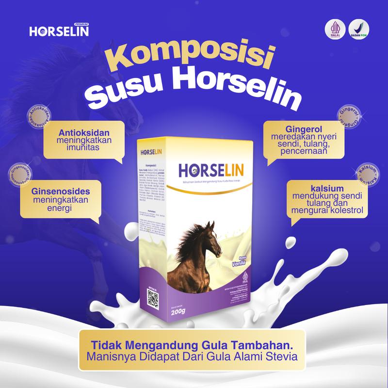 Susu Kuda HORSELIN 1 BOX 200gr - Susu Sendi Untuk Tulang & Syaraf Kejepit 5