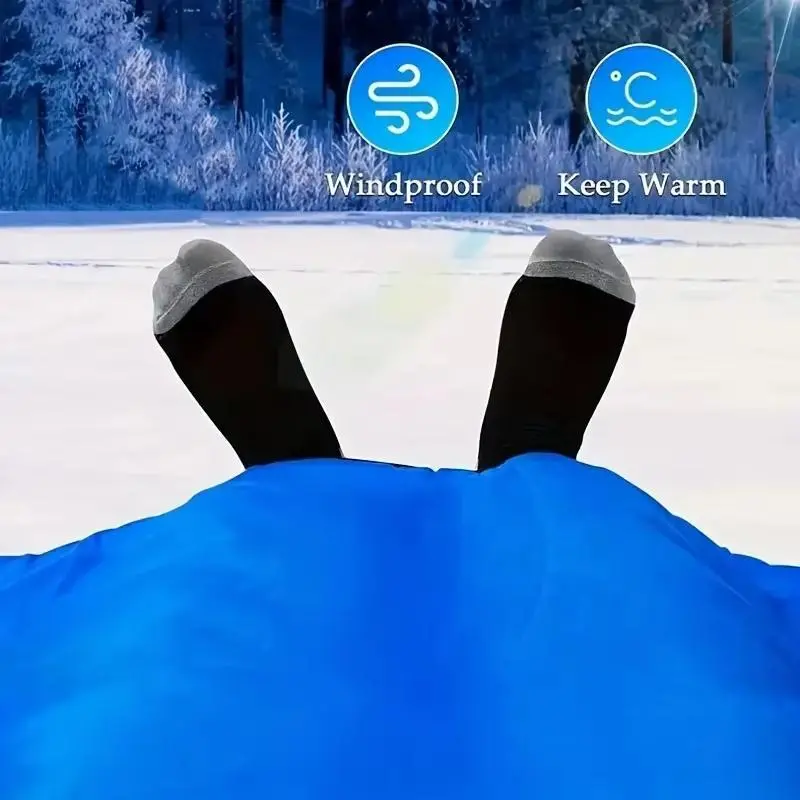Portable Outdoor Sleeping Bag, Lightweight & Warm Sleeping Bag, Comfortable Sleeping Bag for Hiking, Team Travel, Climbing, Off-road, Self-driving 3