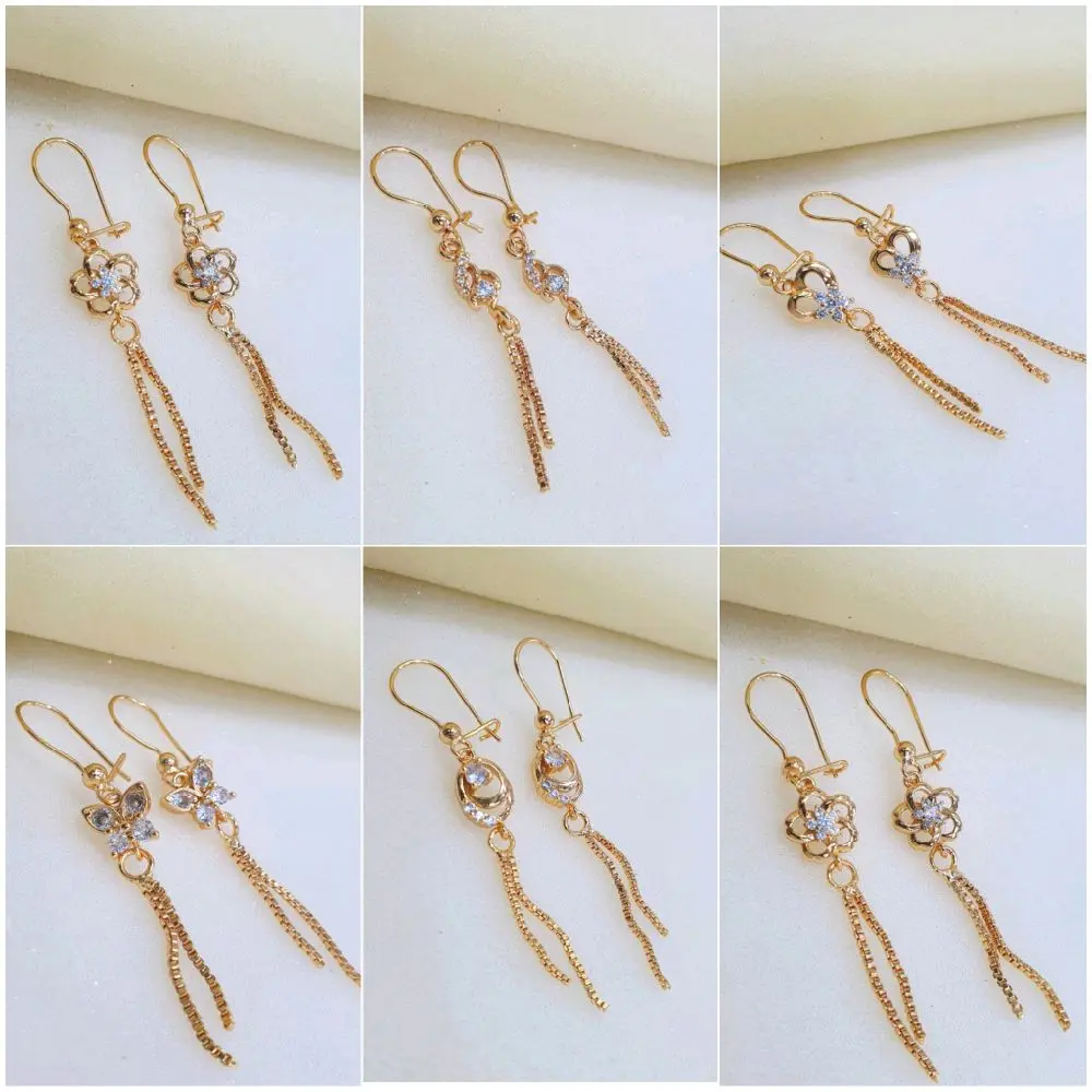 ANTING JUNTAI ANTING JURAI ANTING PANJANG ANTI KARAT Perempuan AWET TIDAK GATAL TIDAK IRITASI perhiasan wanita