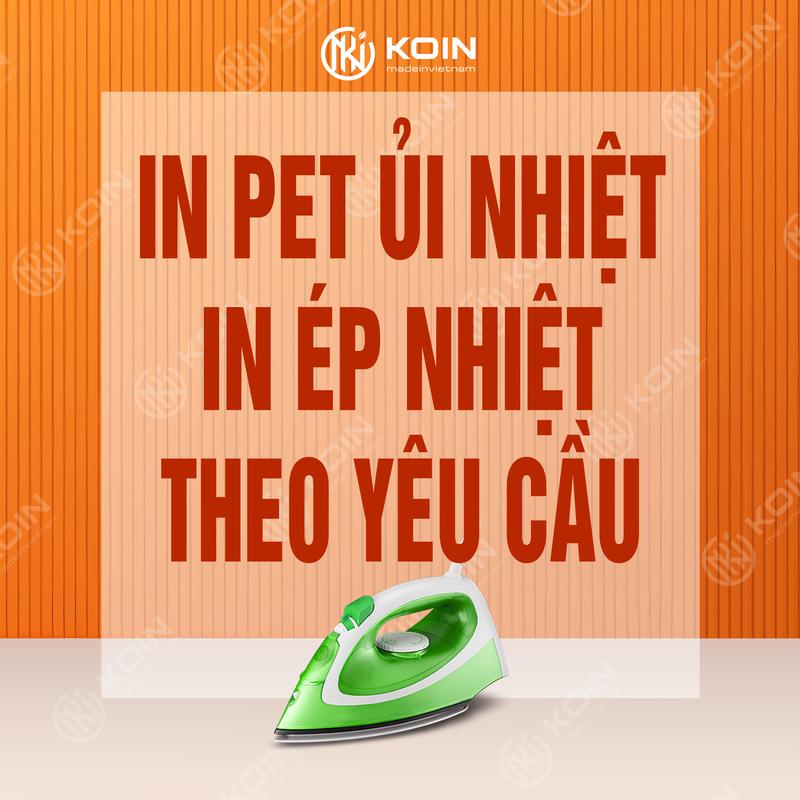 Hình Ủi Nhiệt, Hình Ép Nhiệt, Decal Logo In PET Chuyển Nhiệt Theo Yêu Cầu
