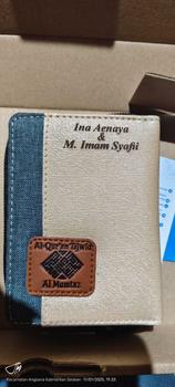 Product Review of Bundling Quran Tajwid Saku Al Mumtaz A7  Paket Bundling Free Custom Nama Tanpa PO & Box quran custom from 𝙉**𝙜 𝘼**𝙖 𝙕**𝙖 0