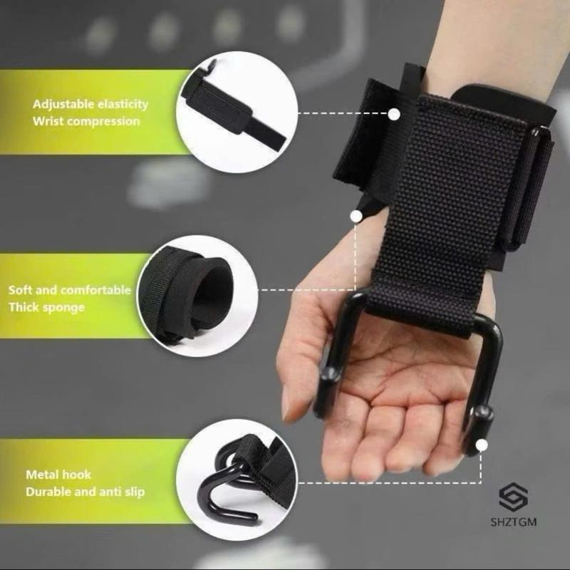 BG-Dây Quấn cổ tay Có Móc Nâng Tạ,Tập Xà Đơn Chính hãng - Hỗ trợ kéo xà, tập…