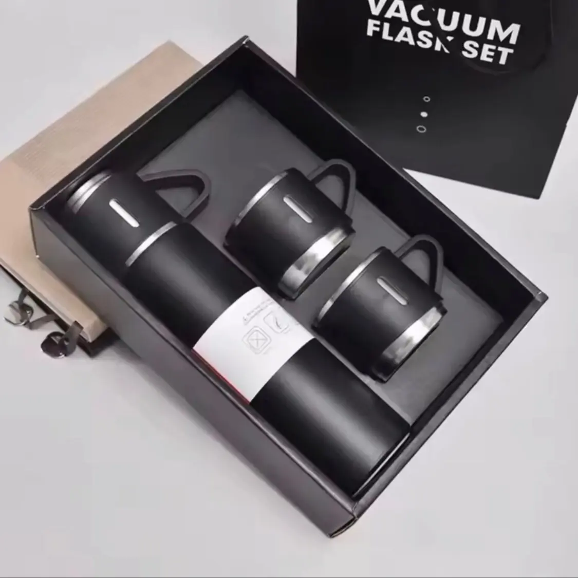 Termos Vacuum Flask Set Tumbler Botol Minum Cangkir Premium 500ml