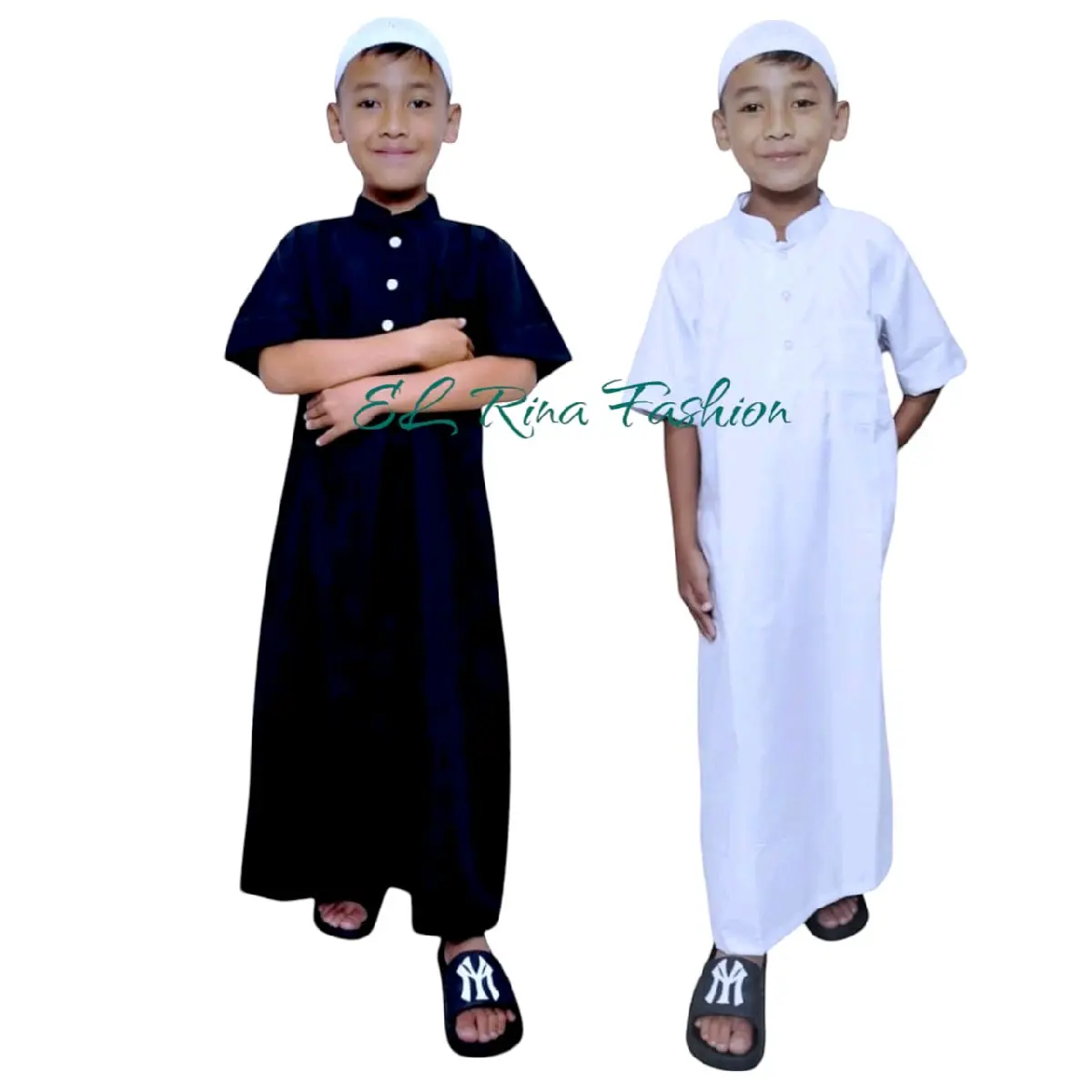 GAMIS JUBAH ANAK LAKI LAKI POLOS 1-12 TAHUN GAMIS KOKO ANAK PREMIUM LENGAN PENDEK Katun