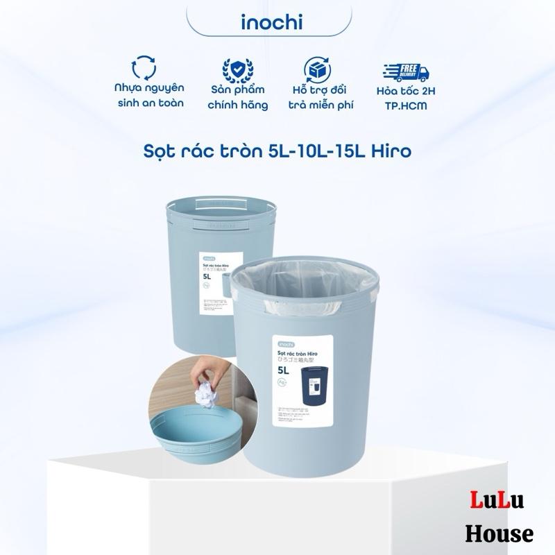 Thùng sọt đựng rác nhựa tròn để bàn không nắp cho văn phòng nhà bếp vệ sinh phòng ngủ nhà tắm Đồng Thùng Rác