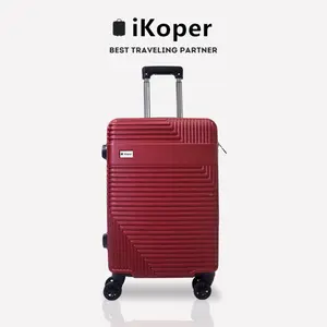 [iKoper] Koper 18 Inch Polo Size Fiber Murah Kabin 4 Roda 360 Rotasi