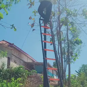 【SupportPOE】3F2E Fiber Optik Media  Converter Single Mode 2 Rj45 Dan 3 Sc Port 10/100Mbps Asli Import