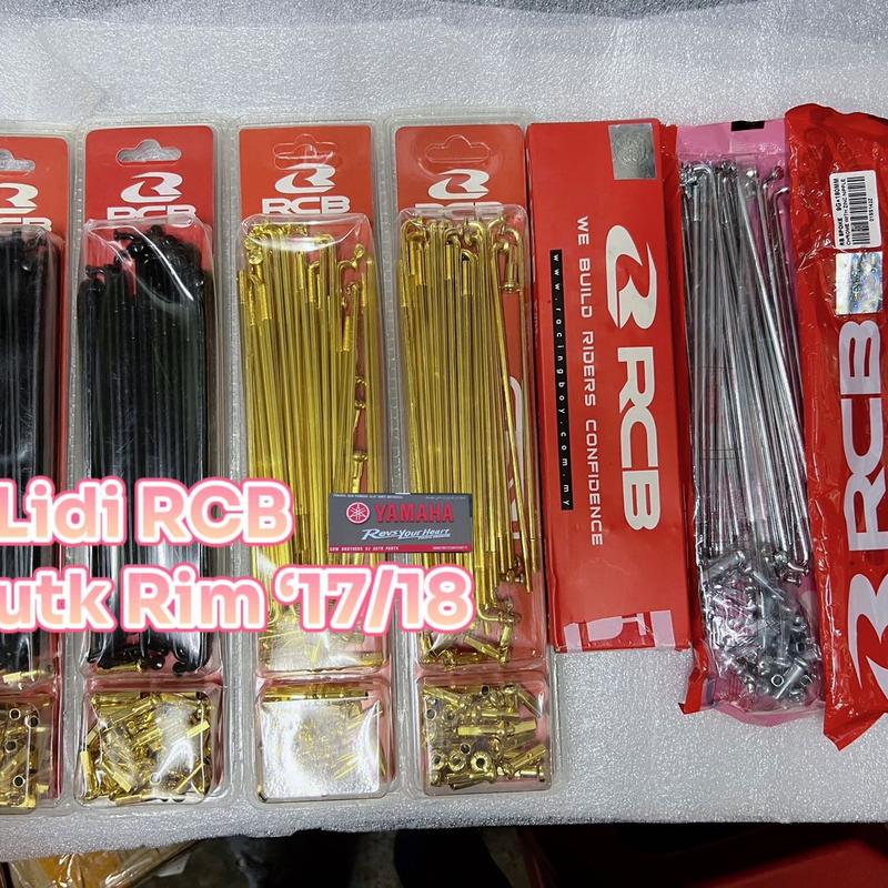 Lidi Rcb utk rim alloy ‘17&18 NVX ,Rxz,Y125,Lc,Ex5..chrome gold black ...