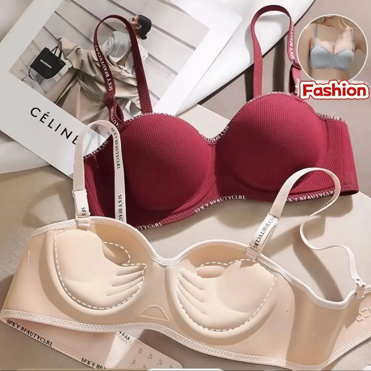 BUY 1 TAKE 1 Venus Girls Push Up Bra Seamless Plus Size32-40ABThick  Padded Brassiere Comfortable ELASTIC FASHION SOLID COLOR Simple Lady  Lingerie - TikTok Shop Philippines