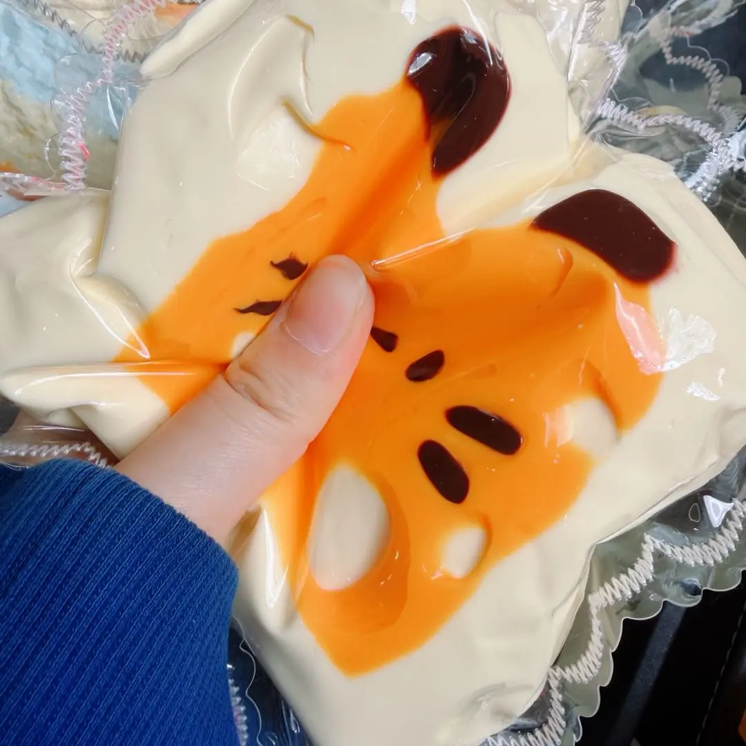 Pekopeko 進化版・超水感チーズねこ｜スクイーズ もちもち 癒し