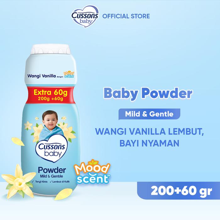 Gambar Cussons Baby Powder Mild & Gentle - Bedak Bayi 200gr + 60gr - Cussons Baby, Standar dari CussonsID Kota Administrasi Jakarta Barat Tokopedia