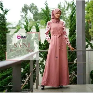(original) gamis wanita dewasa sani by mutif
