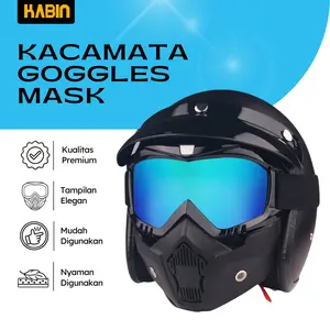 PROMO Kacamata Goggle Helm Masker Sepeda Motor 100% BARU Motorcycle