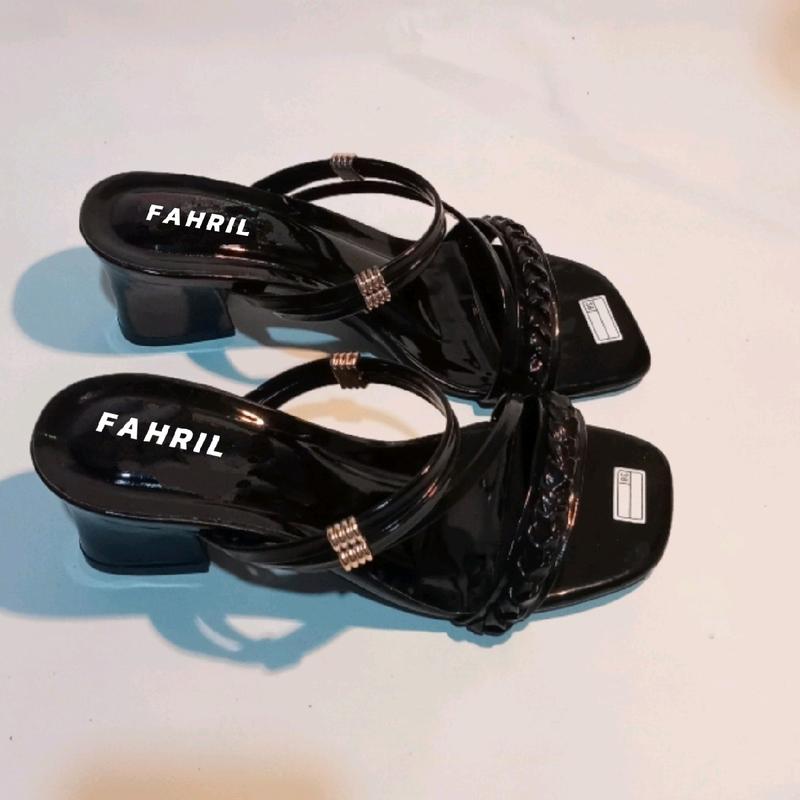 (ROSE) SENDAL WANITA MODEL KEPANG TALI / SENDAL WANITA KOREA / HEELS WANITA HAK TAHU 5 CM / SENDAL WANITA MODEL TERBARU / SENDAL UNTUK FORMAL KASUAL Sandal 3