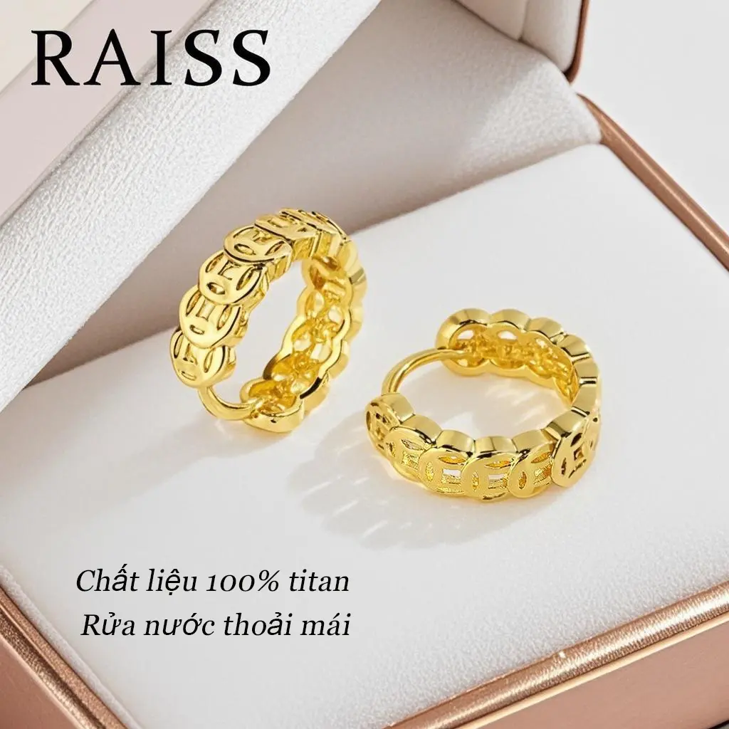 Bông Tai Quyến Rũ, MAY MẮN, Thiết Kế Tiền Và Đồng Tiền Xu, Làm Bằng Thép Không Gỉ, Dành Cho Phụ Nữ, Không Gây Dị Ứng
