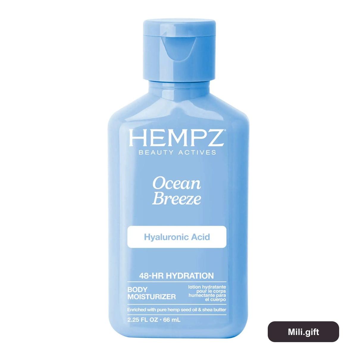 Sữa Dưỡng Thể Hempz Ocean Breeze Hyaluronic Acid 48-Hour Hydration Body Moisturizer 17 fl oz / 500 ml