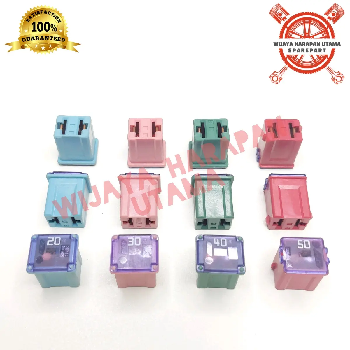 Sekring Pusat Skring Fuse Pusat Mini Kecil 20A 30A 40A 50 Ampere Original Garansi