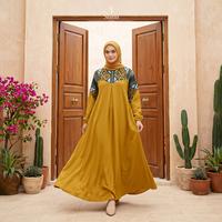 Gambar Shirin Zein - Gamis Tenun Dewasa Model Terbaru 2026 Mewah Elegan Dress Nura - Mustard, S dari Shirin Zein Store Kab. Pati 1 Tokopedia