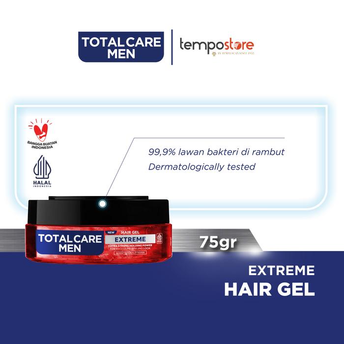 Gambar Total Care Men Hair Gel Extreme 75gr dari TempoStore Kota Administrasi Jakarta Timur Tokopedia