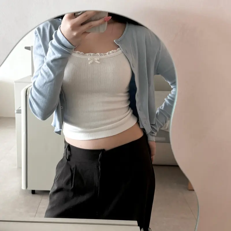 Hae-in lace tanktop | Aesthete Sleepstory 6
