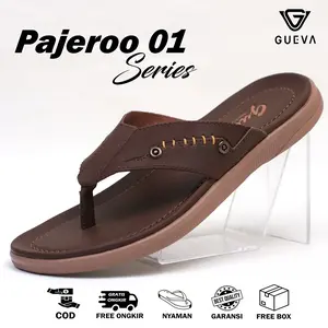 GUEVA Sandal Jepit Pria Pajeroo 01 Series Sendal Japit Kasual Indoor Outdoor Size 39-43 Bisa COD Anti Slip Anti Licin Karet