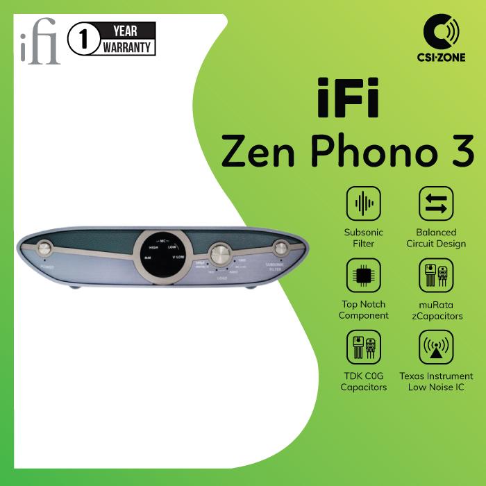 Gambar IFI Zen Phono 3 / V3 MM / MC Vinyl Preamplifier dari CSI-ZONE Kota Administrasi Jakarta Pusat Tokopedia