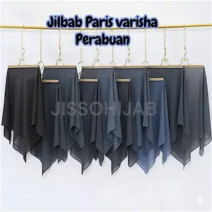 Hijab Segi empat Paris jadul ori by varisha “PERABUAN” jilbab