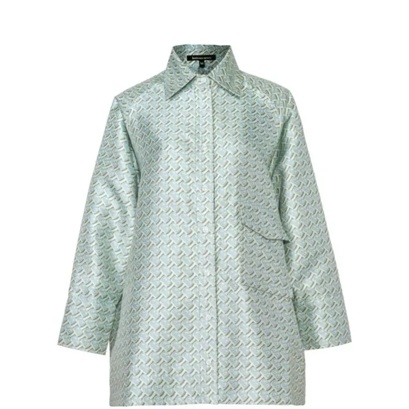 Jacquard pocket shirt by bs Buttonscarves