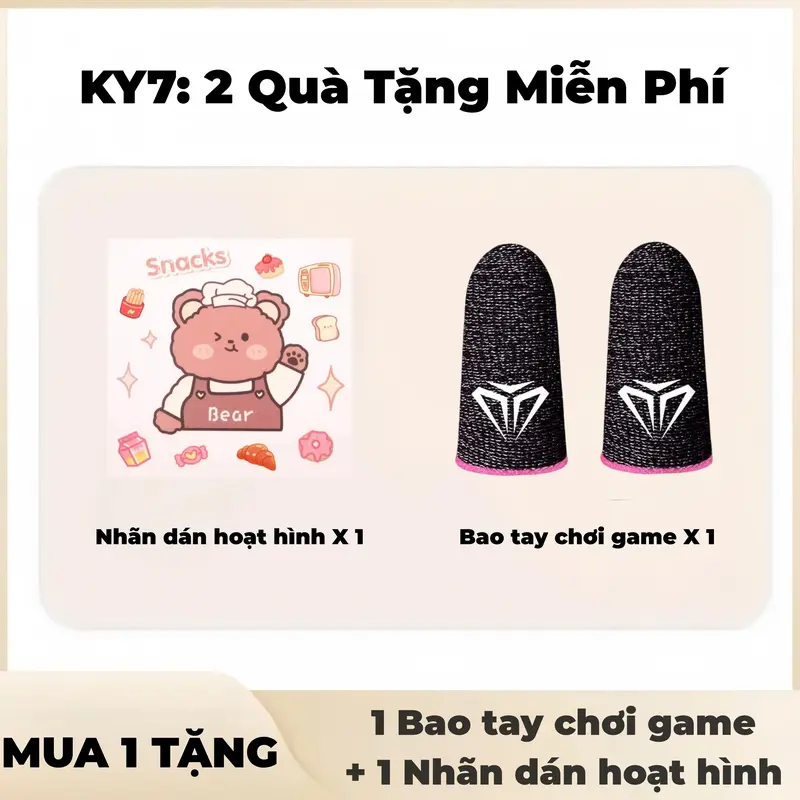 Tai nghe KY7 mới nhất [2 Quà tặng miễn phí] 1 Nhãn dán hoạt hình+1 Bao tay chơi game,5 Màu,Cấp độ HiFi, Chống nước iPX5, Giảm tiếng ồn ENC, Mict tích hợp,Thiết kế vòng bơi, Ánh sáng xung quanh,Thân máy hoàn toàn trong suốt 1