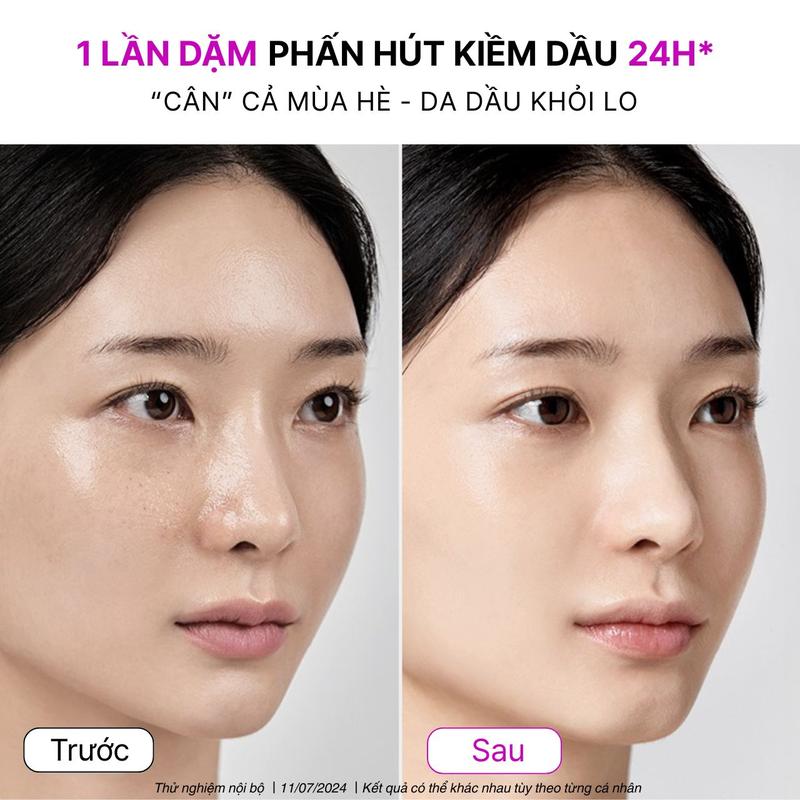 Phấn Phủ Kiềm Dầu 24H TFIT Chính Hãng, Che Lỗ Chân Lông, Che Phủ Mịn Lì Chuẩn Hàn Quốc 5